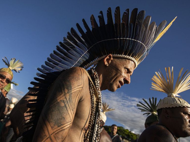 O veto ao marco temporal das terras indígenas é um dos que aguardam votação. Foto: Joédson Alves/Agência Brasil