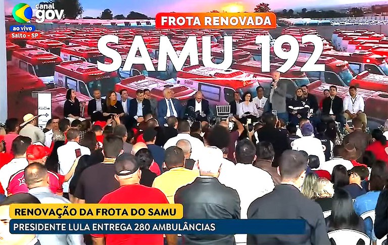 Serviço de Atendimento Móvel de Ugência - Samu 192 - foi criado no primeiro governo Lula