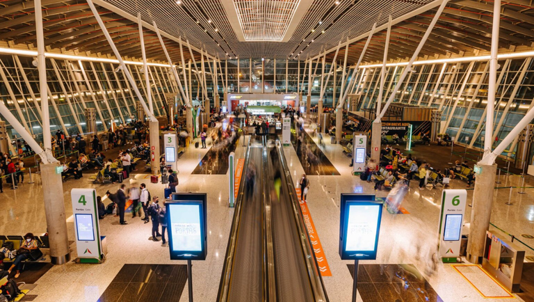 Aeroportos de Brasília (foto) e Belém foram os representantes brasileiros com maior destaque. Foto: Bento Viana/Divulgação