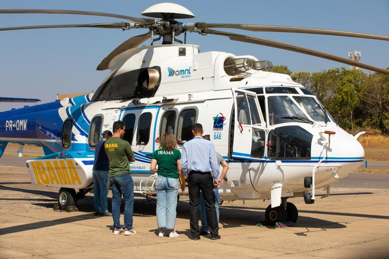 Cinco aeronaves estrangeiras foram autorizadas a operar no combate ao fogo