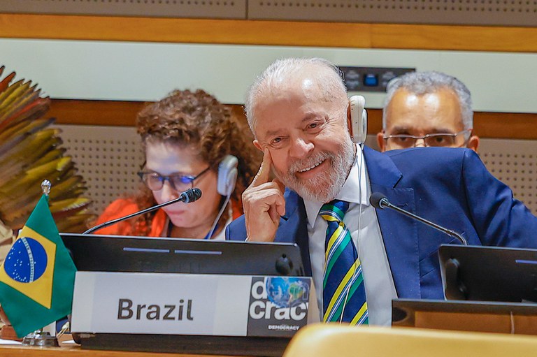 Lula, durante a reunião ministerial do G20: proposta defendida por líder brasileiro ganha força. Foto: Ricardo Stuckert/PR