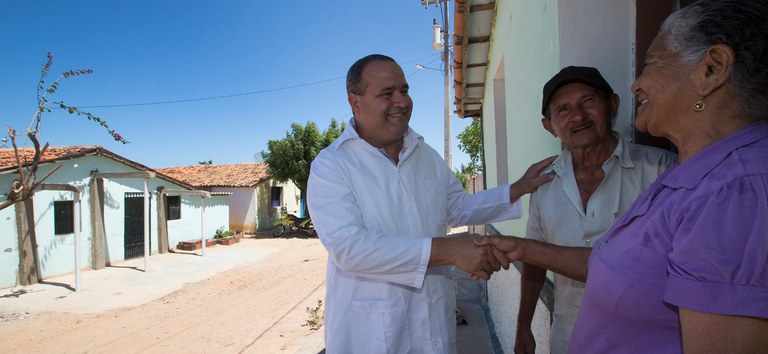 O Ministério da Saúde calcula 26,9 milhões de pessoas com acesso à saúde por meio do Mais Médicos. Foto: Karina Zambrana/MS