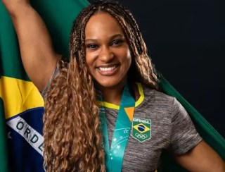 Rebeca Andrade é indicada ao Oscar do Esporte