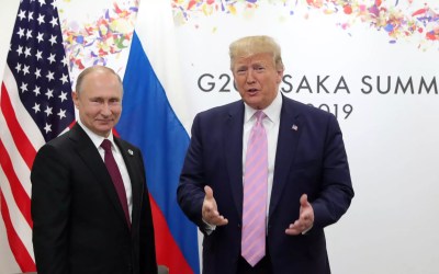 Donald Trump anuncia que prepara encontro com o presidente russo Vladimir Putin